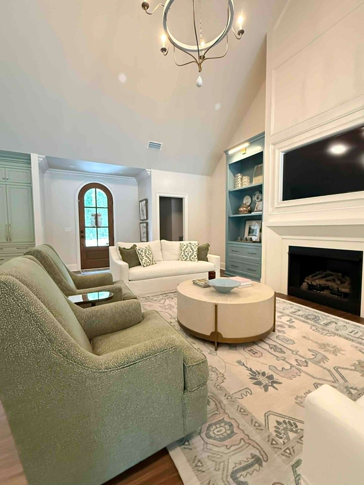 A refined Southern living room designed by Harriette Sutton
